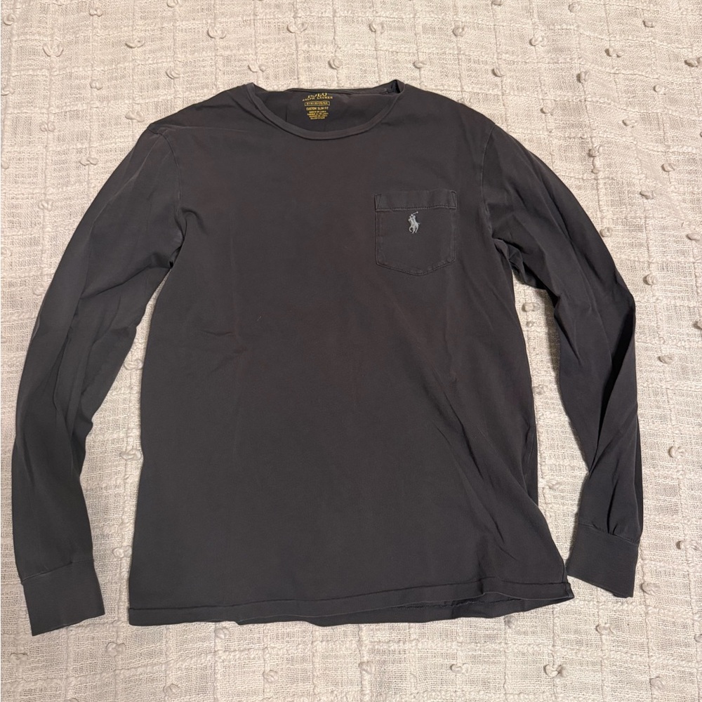 Polo Ralph Lauren Charcoal Long Sleeve Shirt